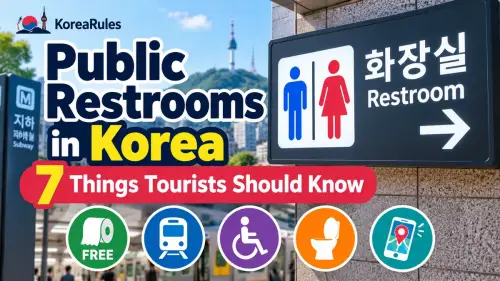 Public restrooms in Korea and seven things tourists should know