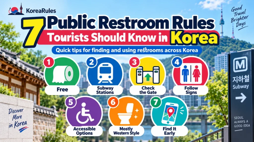 Public restrooms in Korea and seven things tourists should know