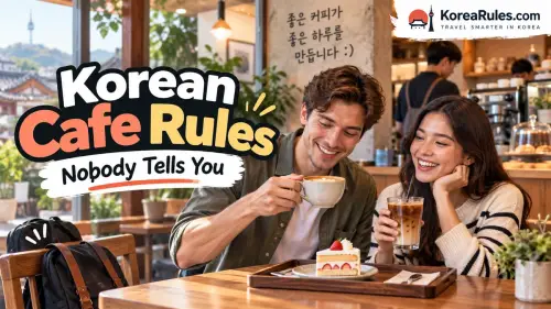 Korean Cafe Rules Nobody Tells You: 7 Things Tourists Should Know
